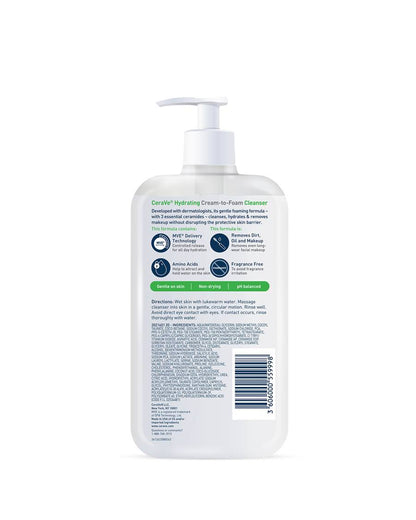 Hydrating Cream-to-Foam Cleanser
